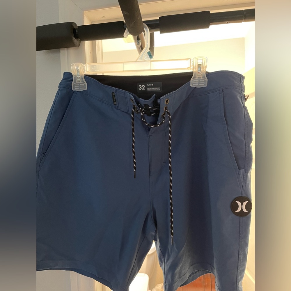 Hurley phantom board shorts. Size 32 waist. Blue. Great shape